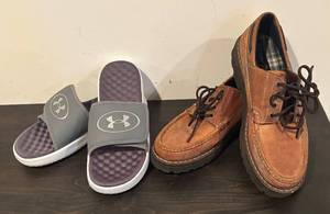 lot 765R image: LL  - 2 Pairs Size 9 Shoes by Under Armour and Tommy Hilfiger�