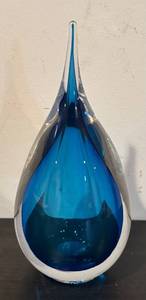 lot 767R image: LL  - Anchor Bend Art Glass Sculpture