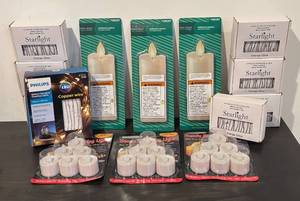 lot 793R image: LL  - Variety of Decorative Lighting and Faux Candle Collection
