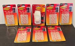 lot 823R image: LL  - Lot of 7 Command Decorating Clips Packs and Utility Hook