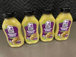 lot 29 image: Trol - 4x Taco Bell Avocado Ranch Creamy Sauce 12 oz Bottles