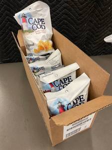 lot 42 image: TN 6 - Cape Cod Original Sea Salt Kettle Cooked Potato Chips - Assorted Bags