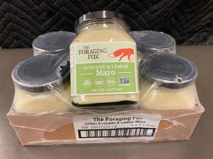 lot 97 image: AZ 2 - Case of 6 Foraging Fox Avocado & Lemon Mayo 9.2 oz Jars - BB 092724
