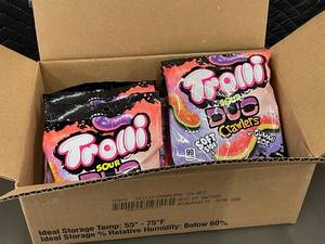lot 154 image: Trol - 2x Trolli Sour Duo Crawlers 4.25 oz Candy Bags