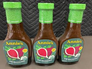 lot 245 image: Trol - 3x Annies Fig Balsamic Vinaigrette 236 mL (8 oz) - Organic