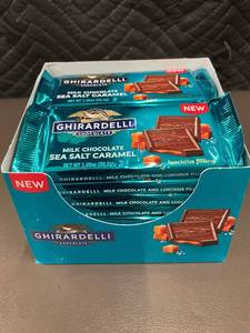 lot 301 image: Trol - Ghirardelli Milk Chocolate Sea Salt Caramel Bars - 16x1.06oz