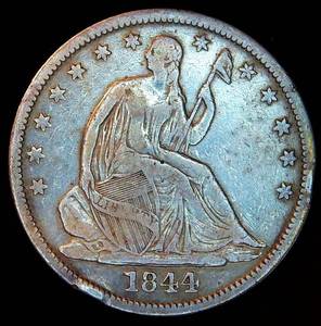 lot 30 image: FVF 1844-O Seated Liberty Half Dollar, Original Surfaces wNice Luster for the Grade