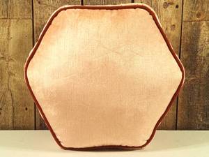 lot 51 image: Threshold - Textured Velvet Hexagon Throw Pillow