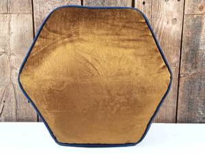 lot 112 image: Threshold - 16 Textured Velvet Hexagon Throw Pillow