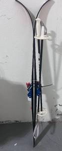 lot 84 image: Edsbyn Wood Cross Country Skis 4.7 Ft Poles are 32 Inches