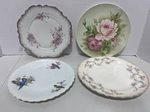 lot 108 image: 4 Antique Plates. Germany  Limoges France
