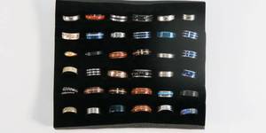 lot 21 image: Costume Ring Lot of 36