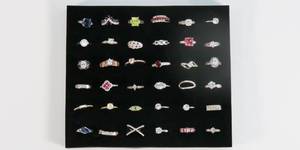 lot 20 image: Costume Ring Lot of 36