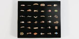 lot 19 image: Costume Ring Lot of 36