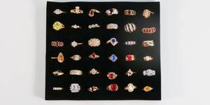 lot 15 image: Costume Ring Lot of 36