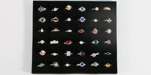lot 12 image: Costume Ring Lot of 36