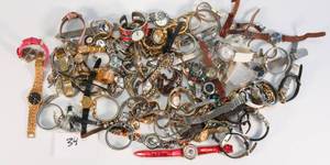 lot 34 image: Large Lot of Womans Wrist Watches