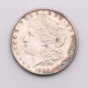 lot 6 image: 1886 Morgan Silver Dollar