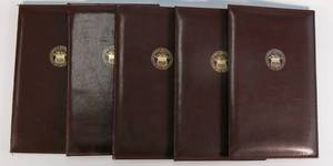 lot 55 image: Lot of 5 Uncut Sheets of Currency