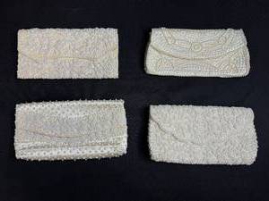 lot 82 image: Set of 4 Vintage La Regale Beaded Evening Clutches