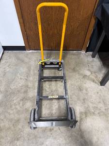 lot 17 image: Milwaukee Heavy-Duty Two-Wheel Hand Truck with Yellow Handle