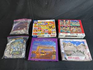 lot 51 image: Collection of Jigsaw Puzzles Including White Mountain, Ceaco, and Scenic Themes