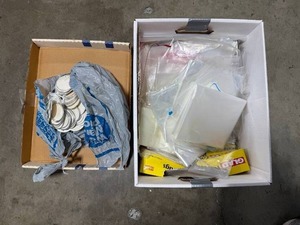 lot 59 image: Collection of Plastic Bags and Round Paper Tags with String