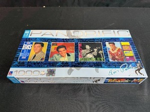 lot 78 image: Elvis Presley Panorific 1000 Piece Jigsaw Puzzle by Sure - piece qty unverified