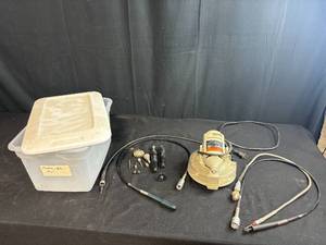 lot 155 image: Black & Decker Rotary Hobby Tool with Flex Shafts and Accessories