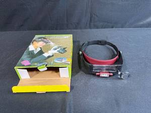 lot 170 image: LED Headband Magnifier with Adjustable Lens and Light