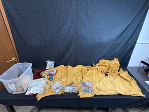 lot 174 image: Beading and Crafting Supply Lot with Leather, Beads, Shells, and Accessories