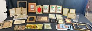 lot 185 image: Collection of Assorted Vintage and Decorative Picture Frames