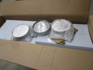 lot 267 image: (New) (3) SS Zephr Duct Cover Extensions