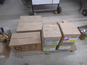 lot 310 image: Pallet of Ductwork Cleats & Ductmate Gasket Tape