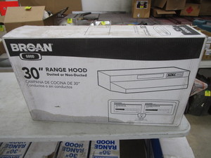 lot 319 image: Broan 30 Range Exhaust Hood
