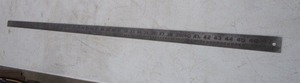 lot 148 image: Spring Steel 48 Straight Edge Rule