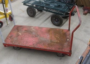 lot 12 image: Rolling Material Cart 24x48
