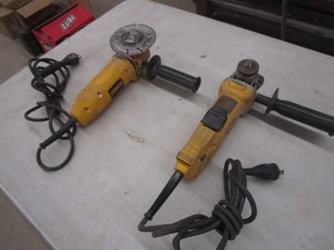 lot 39 image: DeWalt 4 Angle Grinders