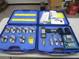 lot 132 image: Reflok Cordless Fitting Press Tool Kit