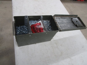 lot 180 image: Ammo Box of Sheet Metal Screws