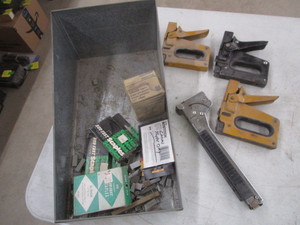 lot 217 image: Staplers & Staples