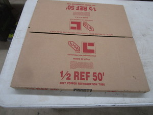 lot 245 image: (New) 50 12 Copper Refrigeration Tube
