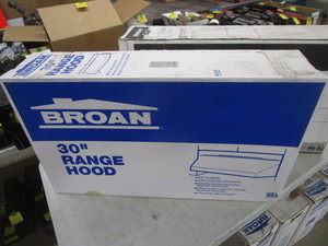 lot 317 image: Broan 30 Range Exhaust Hood