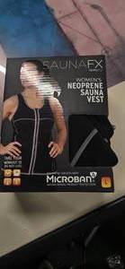 lot 7 image: SaunaFX Womens Neoprene Sauna Vest with Microban  Size Large (L) (NEW)