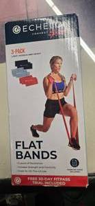 lot 12 image: Echelon Connect Sports 3-Pack Flat Bands (NEW)