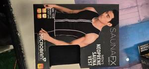 lot 25 image: SaunaFX Womens Neoprene Sauna Vest with Microban  Size Large (L) (NEW)