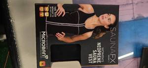 lot 27 image: SaunaFX Womens Neoprene Sauna Vest with Microban  Size  (M) (NEW)