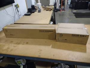 lot 7 image: Blue Sound Pulse Sound Bar with Plu...