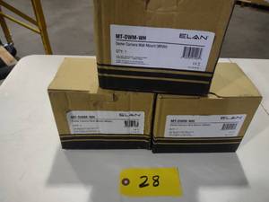lot 28 image: (3) Elan MT-DWM-WH Camera Mounts...