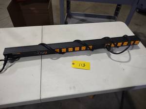 lot 113 image: Watt Box Power Strip, WB-800-VPS-IP...